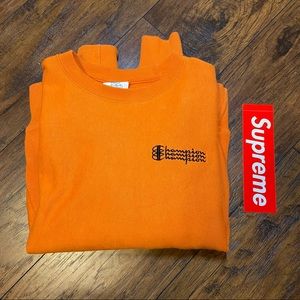 Champion triple logo crewneck sweater 🍊